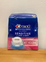 Factory NEW/SEALED Crest 3D Sensitive + LED Light w 28 Strips 6/25 - £24.46 GBP
