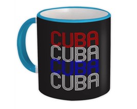 Cuba Cuban National Colors : Gift Mug Pride Independence Caribbean Count... - £12.69 GBP