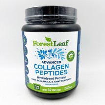 Forest Leaf Advanced Collagen Peptides Protein 32oz Unflavored exp 2/24 - £35.35 GBP