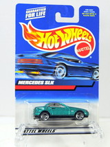 Mattel Hot Wheels Mercedes SLK #120 1999 Green Metal Flake Automotive - £6.07 GBP