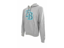 Tampa Bay Rays MLB Notebook 5th &amp; Ocean Baseball Pullover Hoodie by New Era - £37.36 GBP