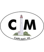 CM - Cape May Lighthouse High Quality Vinyl Decal Sticker - Car Truck Tu... - $6.95+