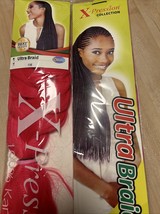 X-pression Ultra Braid Hair Extension --Rasta. Colour Pink - €4,50 EUR