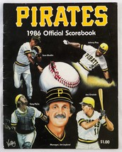 VINTAGE 1986 Chicago Cubs @ Pittsburgh Pirates Scorebook Unscored - £15.47 GBP