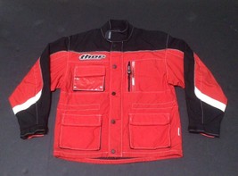 Thor MX Phase Motocross Youth Large Riding Jacket Red Black 936A - $48.33
