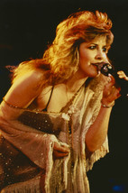 Stevie Nicks busty cleavage pose singing in concert 1980's 18x24 Poster - $23.99