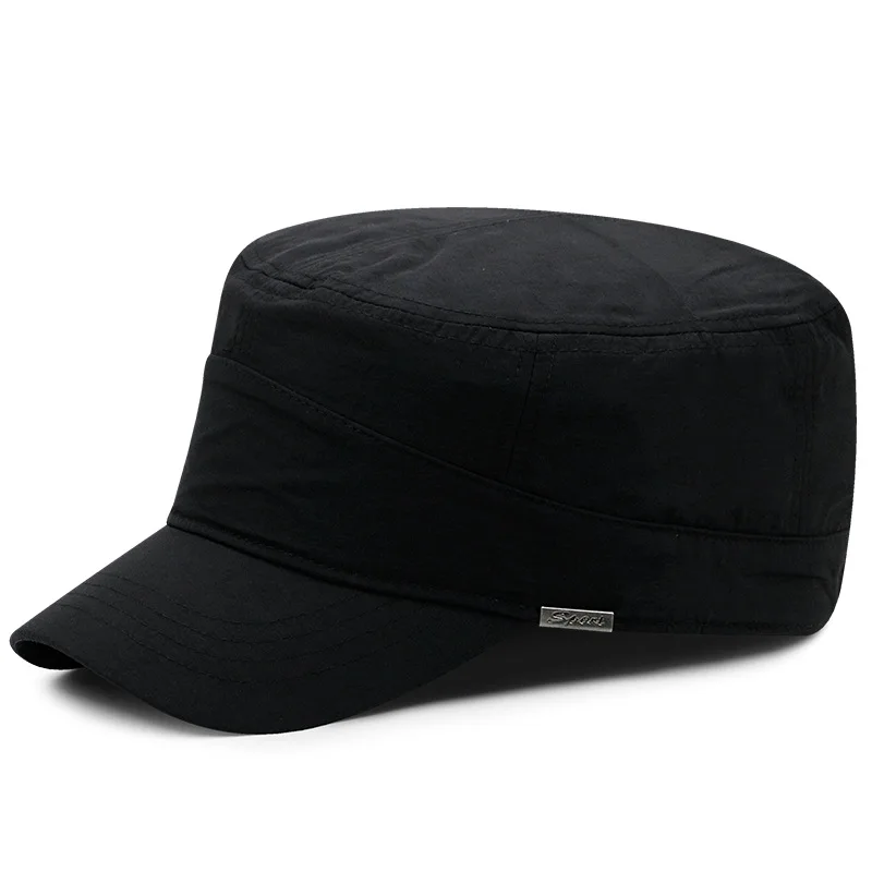 2023 Dad Casual Sun Cap Male Outdoors Sports Hat Adult Flat Top Hats Man Big - £15.72 GBP+