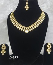 Arabic Tradition Bollywood Kundan Meena Sheikh Bridal Wedding Jewelry Set b - £43.95 GBP