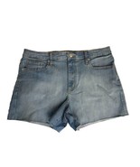 UNIVERSAL THREAD High Rise Cut-Off Midi Shorts Size 14/32R Blue Denim - $10.57