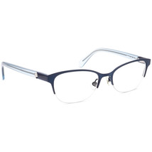 Kate Spade Eyeglasses Ferrara PJP Blue/Transparent Blue Half Rim Frame 49-17 140 - £80.18 GBP