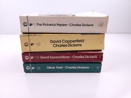 Charles Dickens Paperback Book Bantam Pickwick Copperfield Twist Expectations 4 - £15.97 GBP