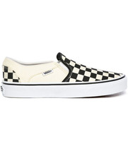 Vans Mens Asher Checker Slip-on Sneakers Size M8.5 - $90.00