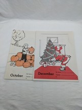 Lot Of (2) 1987 Children&#39;s World Teaching Aid Activity Books Oct Dec  - $412.83 MXN