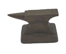 Vintage Industry Anvil paperweight Cast Brass 54131 - £59.35 GBP