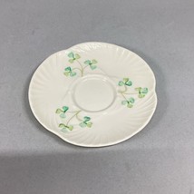 Belleek Pottery Shamrocks 5.25” Saucer Ireland - $20.45 CAD