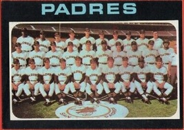 1971 Topps San Diego Padres Team, Baseball Sports Card #482, for Christmas - £3.14 GBP