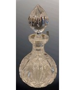 Vintage  Pretty Cut Crystal Wine Liquor Decanter w/ Crystal Stopper - $445.06 MXN