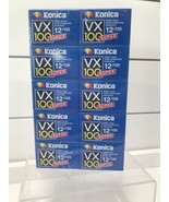 Konica Super VX100 Vintage Rolls 10 pack In Sealed Package 12/135 New NOS - £63.04 GBP