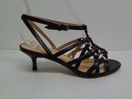 Circa Joan &amp; David Size 6 M PABLA Black Heels Strappy Sandals New Womens Shoes - £61.52 GBP