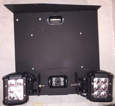 Premium Socket &amp; Play Back License Plate Frame Holder + 3 Lights for-
show or... - £118.81 GBP