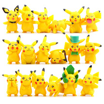 18PCS Pikachu Series Figure Tabletop Decoration Birthday Gift - £15.12 GBP
