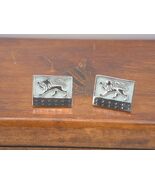 Pre-Owned Vintage Silver Lion 3 D Cuff Links - $13.65 CAD