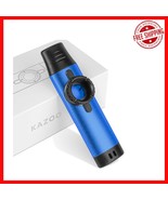 Blue Metal Kazoo Set with 5 Extra Membranes - Adjustable Tone for All Mu... - $410.48 MXN