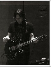 Tyler Bates with his Gibson ES-347 electric guitar pin-up photo print - £3.55 GBP