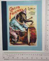 Circus Friends 1898 McLoughlin Bros RHYMES Animals Clowns Horses Elephants VERSE - £26.23 GBP