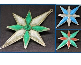 Large Stars, Window decor, Wreath accessory, Indoor Tree, Custom Color R... - £11.79 GBP