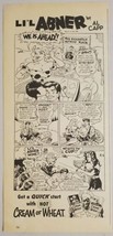 1953 Print Ad Li'l Abner Comics by Al Capp Cream of Wheat Hot Cereal - $12.07