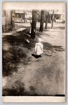 Canton OH RPPC Cute Baby Willis Webster Spring Ave Mother At Tree Postcard G42 - $19.95