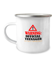 12 oz Camper Mug Funny Warning Official Teenager Do Not Approach  - £15.91 GBP