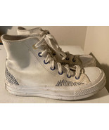 Converse Chuck Youth 70 Size 3.5 All Star High Top White Canvas Sneakers - $867.47 MXN