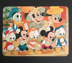 Walt Disney World Florida Mickey Minnie Donald at Main St Parade Postcard 1979 - £6.38 GBP