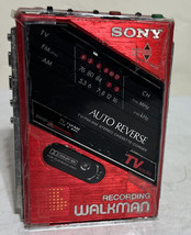 SONY WM-F202 Walkman Portable Cassette Player  Untested 80s For Parts - $178.20