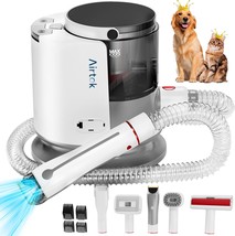 Pet Grooming Kit &amp; Vacuum Suction 99% Pet Hair, Professional Grooming Clippers W - £56.79 GBP