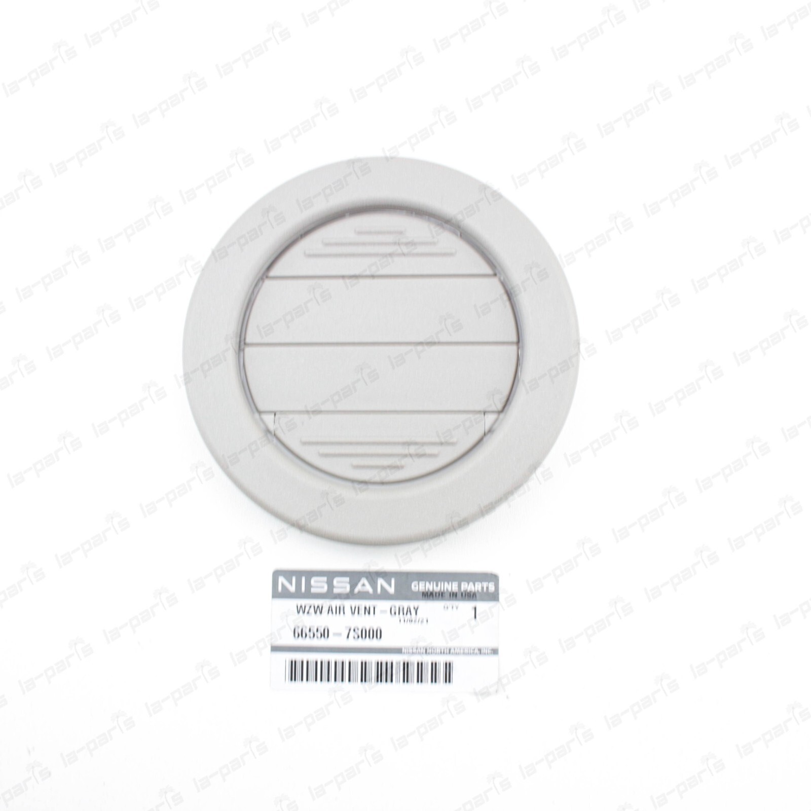 NEW GENUINE NISSAN  GRAY ROOF A/C AIR VENT GRILLE 66550-7S000 - $18.01