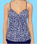 Island Escape Women&#39;s Scorpio Printed Twist-Front Tankini Top Size: 16, ... - €17,37 EUR