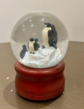 Musical Penguin Snow Globe Sankyo Smithsonian Institution Size 5.5x4&quot; VTG - $28.00