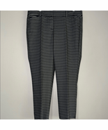 NWT LOFT Julie Fit Riviera Black &amp; White Striped Pants Trouser Cropped - €21,48 EUR