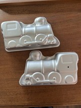 Vintage Wilton Train Engine Cake Pan Mold Set 1974 502-852 2 Piece Set VG Cond - £7.94 GBP