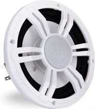 6.5” Slim Marine Subwoofer - 150W 4 Ohm Waterproof Car Component Speaker, White - £32.84 GBP