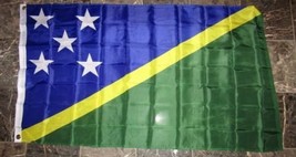 USA Seller3x5 Solomon Islands Nylon / Poly Blend Flag 3039,x5039, House Banner B - $4.88