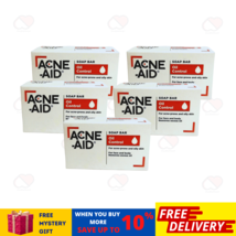 5 X 100g ACNE-AID Face &amp; Body Soap Bar Oil Control For Acne Prone and Oily Skin - £37.46 GBP