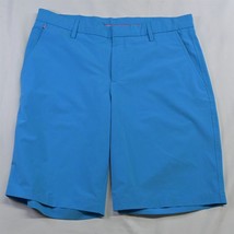 J Lindenberg 34 x 11&quot; Blue Flex Tech Wicking Golf Shorts - £16.07 GBP