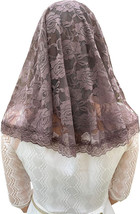 Lace Mantilla Veil Soft and comfortable 6 Colors Spanish Style Rose Lace Veil He - £30.72 GBP