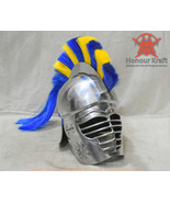 Greek helmet Corinthian helmet Armour Medieval Steel helmet for SCA comb... - £266.22 GBP