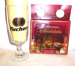 Tucher Nuremberg German Beer Glass &amp; Tucher Xmas Chorals CD - £12.00 GBP