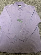 Ermenegildo Zegna Purple Button Down Long Sleeve Shirt Size XL - $128.65